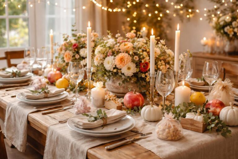découvrez 10 idées déco pour créer une ambiance de fête et dresser une table élégante qui émerveillera vos invités.