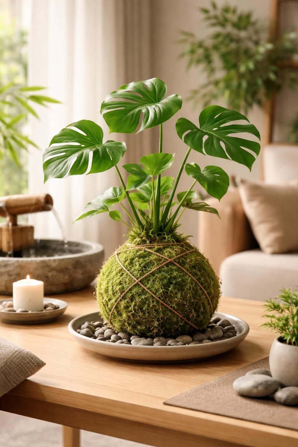 découvrez notre guide pour débutants et apprenez l'art japonais du kokedama, une technique unique de création de plantes suspendues pour embellir votre intérieur.