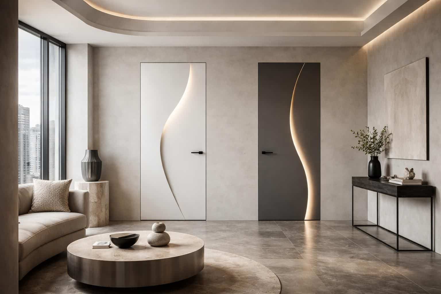 d&eacute;couvrez les portes au design &eacute;tonnant de bina baitel pour moderniser et sublimer votre int&eacute;rieur avec style et originalit&eacute;.