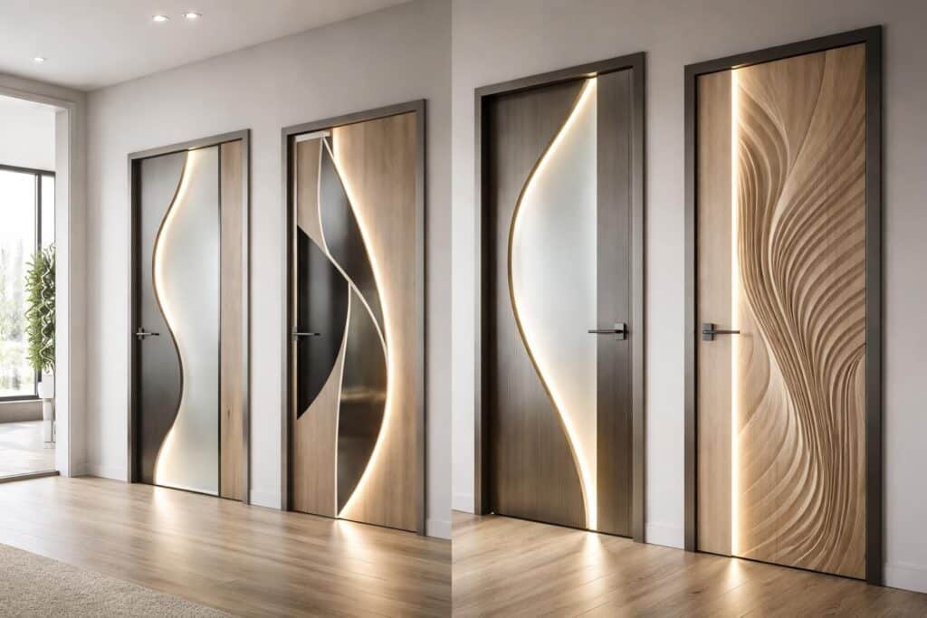 découvrez les portes au design étonnant de bina baitel, parfaites pour moderniser et sublimer l'intérieur de votre maison avec style et originalité.
