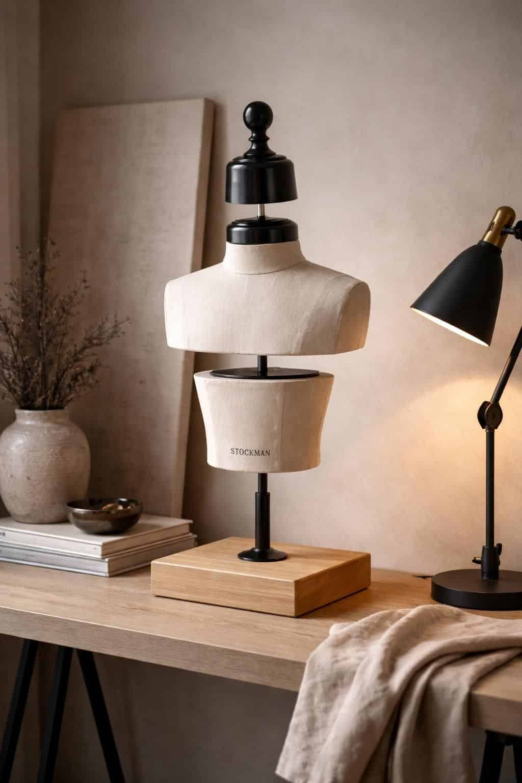 découvrez comment transformer un buste stockman, outil de couture emblématique, en un élément de décoration unique et tendance pour votre intérieur.