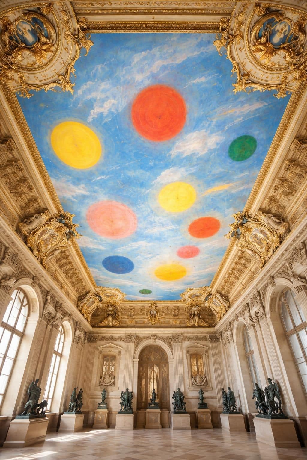 d&eacute;couvrez comment cy twombly a transform&eacute; l&rsquo;art d&eacute;coratif avec son &oelig;uvre embl&eacute;matique au plafond du louvre, changeant &agrave; jamais notre perception artistique.