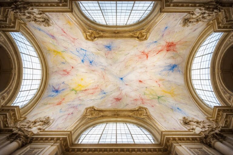 découvrez comment cy twombly a transformé l'art décoratif avec son plafond emblématique au louvre, une œuvre qui a révolutionné la perception artistique.