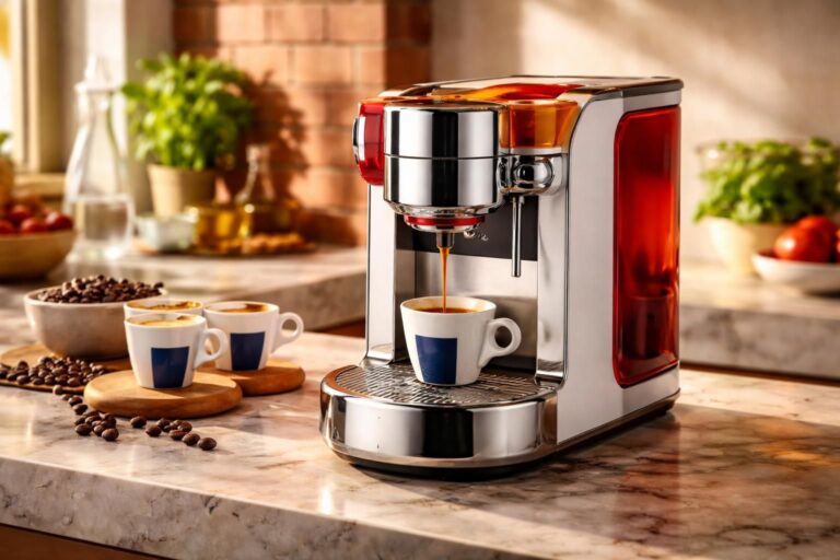 découvrez la machine espresso guzzini x lavazza, alliant design italien élégant et performance authentique, 100% made in italy pour une expérience café unique.
