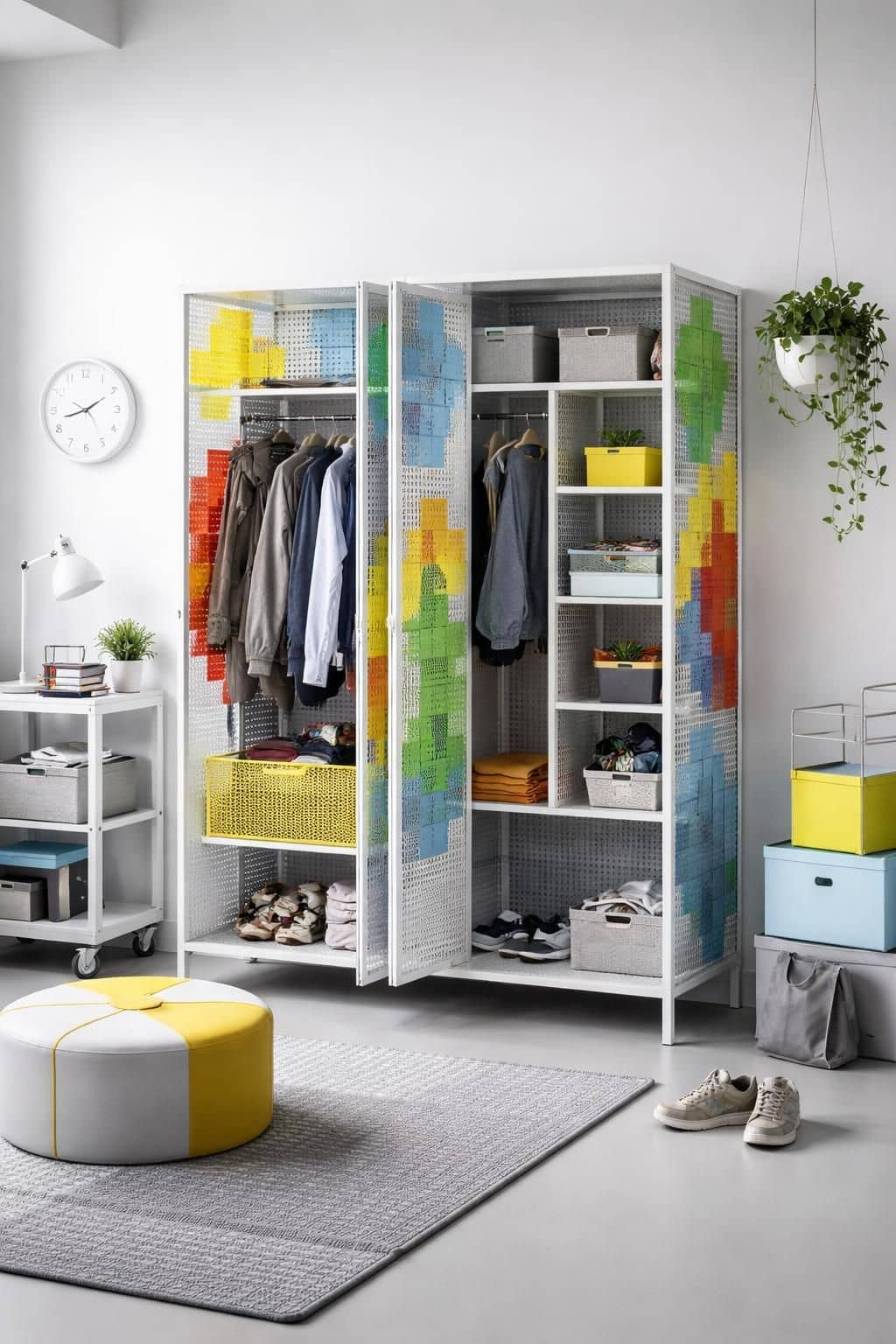 d&eacute;couvrez l&rsquo;armoire ps 2014 con&ccedil;ue par matali crasset, une cr&eacute;ation innovante qui r&eacute;invente l&rsquo;utilisation traditionnelle du meuble avec modernit&eacute; et fonctionnalit&eacute;.