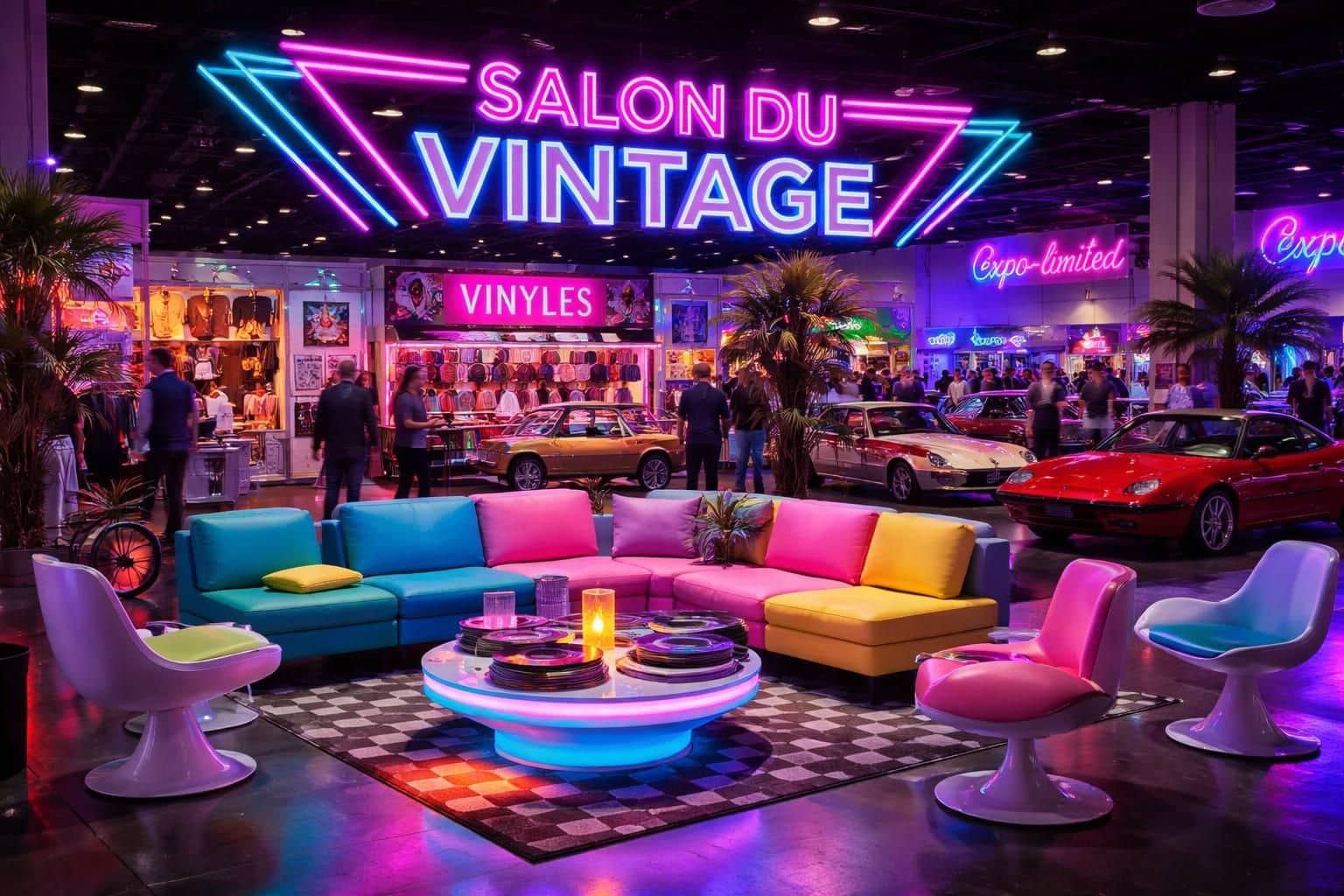 d&eacute;couvrez le salon du vintage et plongez dans l'univers unique du style des ann&eacute;es 80 : mode, musique et objets r&eacute;tro vous y attendent pour une exp&eacute;rience nostalgique inoubliable.