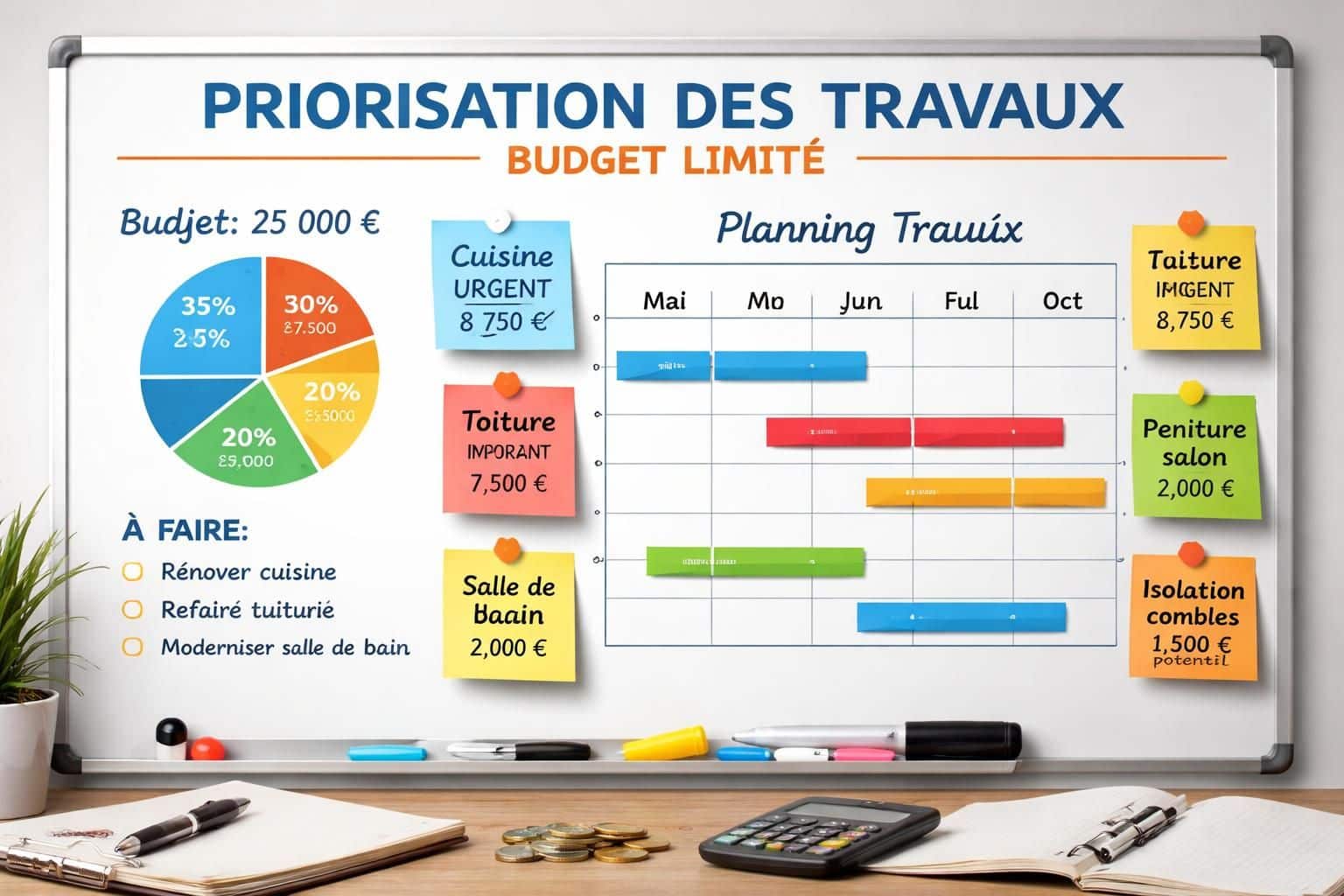 découvrez des astuces pratiques pour prioriser efficacement vos travaux lorsque votre budget est limité, afin d'optimiser vos dépenses et réussir vos projets.